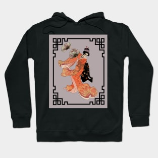 skull geisha Hoodie